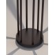 Sandy Black Die-Casting Aluminium & Clear Glass LED 8Watt 220-240Volt 501Lm 3000K IP65 D:16 H:75cm 