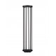 Sandy Black Die-Casting Aluminium & Clear Glass LED 8Watt 220-240Volt 501Lm 3000K IP65 D:16 H:75cm 