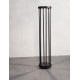 Sandy Black Die-Casting Aluminium & Clear Glass LED 8Watt 220-240Volt 501Lm 3000K IP65 D:16 H:75cm 