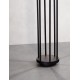 Sandy Black Die-Casting Aluminium & Clear Glass LED 8Watt 220-240Volt 501Lm 3000K IP65 D:16 H:75cm 