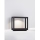 Sandy Black Die-Casting Aluminium & Clear Glass LED 8Watt 220-240Volt 407Lm 3000K IP65 L:23 W:8.6 H:20cm 