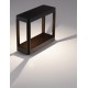 Sandy Black Die-Casting Aluminium & Clear Glass LED 8Watt 220-240Volt 407Lm 3000K IP65 L:23 W:8.6 H:20cm 