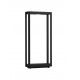 Sandy Black Die-Casting Aluminium & Clear Glass LED 8Watt 220-240Volt 491Lm 3000K IP65 L:23 W:8.6 H:50cm 