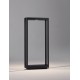 Sandy Black Die-Casting Aluminium & Clear Glass LED 8Watt 220-240Volt 491Lm 3000K IP65 L:23 W:8.6 H:50cm 