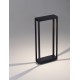 Sandy Black Die-Casting Aluminium & Clear Glass LED 8Watt 220-240Volt 491Lm 3000K IP65 L:23 W:8.6 H:50cm 