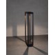 Sandy Black Die-Casting Aluminium & Clear Glass LED 8Watt 220-240Volt 491Lm 3000K IP65 L:23 W:8.6 H:50cm 