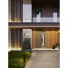 Sandy Black Die-Casting Aluminium & Clear Glass LED 8Watt 220-240Volt 489Lm 3000K IP65 L:23 W:8.6 H:75cm 