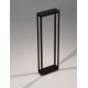 Sandy Black Die-Casting Aluminium & Clear Glass LED 8Watt 220-240Volt 489Lm 3000K IP65 L:23 W:8.6 H:75cm 