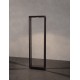 Sandy Black Die-Casting Aluminium & Clear Glass LED 8Watt 220-240Volt 489Lm 3000K IP65 L:23 W:8.6 H:75cm 