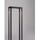 Sandy Black Die-Casting Aluminium & Clear Glass LED 8Watt 220-240Volt 489Lm 3000K IP65 L:23 W:8.6 H:75cm 