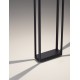 Sandy Black Die-Casting Aluminium & Clear Glass LED 8Watt 220-240Volt 489Lm 3000K IP65 L:23 W:8.6 H:75cm 