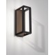 Sandy Black Die-Casting Aluminium & Polycarbonate Frost LED 9Watt 220-240Volt 255Lm 3000K IP65 L:8.6 W:12.5 H:23cm 