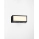 Sandy Black Die-Casting Aluminium & Clear Glass LED 11Watt 220-240Volt 875Lm 3000K IP65 Light up & down L:15.3 W:7.3 H:6.5cm 