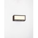 Sandy Rust Brown Die-Casting Aluminium & Clear Glass LED 11Watt 220-240Volt 875Lm 3000K IP65 Light up & down L:15.3 W:7.3 H:6.5c