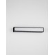 Sandy Black Die-Casting Aluminium & Clear Glass LED 31Watt 220-240Volt 3028Lm 3000K IP65 Light up & down L:45 W:7.3 H:6.5cm 