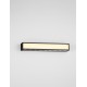 Sandy Black Die-Casting Aluminium & Clear Glass LED 31Watt 220-240Volt 3028Lm 3000K IP65 Light up & down L:45 W:7.3 H:6.5cm 