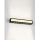 Sandy Black Die-Casting Aluminium & Clear Glass LED 31Watt 220-240Volt 3028Lm 3000K IP65 Light up & down L:45 W:7.3 H:6.5cm 