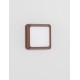 Corten Die-Casting Aluminium & Polycarbonate Frost LED 5 Watt 220-240 Volt 367Lm 3000K IP54 L: 12.5 W: 3.8 H: 12.5 cm 