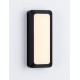 Sandy Black DieCasting Aluminium & Polycarbonate Frost LED 5 Watt 220-240 Volt 350Lm 3000K IP54 L: 8.5 W: 3.8 H: 20cm 