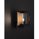 Sandy Black Die-Casting Aluminium Natural Wood Colour Acrylic & Clear Polycarbonate LED E27 1x12Watt 220-240 Volt Bulb Exclu