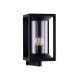 Sandy Black Die-Casting Aluminium Natural Wood Colour Acrylic & Clear Polycarbonate LED E27 1x12Watt 220-240 Volt Bulb Exclu