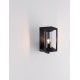 Sandy Black Die-Casting Aluminium Natural Wood Colour Acrylic & Clear Polycarbonate LED E27 1x12Watt 220-240 Volt Bulb Exclu