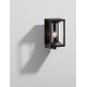 Sandy Black Die-Casting Aluminium Natural Wood Colour Acrylic & Clear Polycarbonate LED E27 1x12Watt 220-240 Volt Bulb Exclu