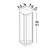 Sandy Black Die-Casting Aluminium Natural Wood Colour Acrylic & Clear Polycarbonate LED E27 1x12Watt 220-240 Volt Bulb Exclu