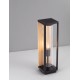 Sandy Black Die-Casting Aluminium Natural Wood Colour Acrylic & Clear Polycarbonate LED E27 1x12Watt 220-240 Volt Bulb Exclu