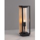 Sandy Black Die-Casting Aluminium Natural Wood Colour Acrylic & Clear Polycarbonate LED E27 1x12Watt 220-240 Volt Bulb Exclu