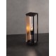 Sandy Black Die-Casting Aluminium Natural Wood Colour Acrylic & Clear Polycarbonate LED E27 1x12Watt 220-240 Volt Bulb Exclu