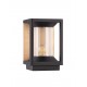 Sandy Blac Die-Casting Aluminium Natural Wood Colour Acrylic & Clear Polycarbonate LED E27 1x12Watt 220-240 Volt Bulb Exclud