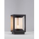 Sandy Blac Die-Casting Aluminium Natural Wood Colour Acrylic & Clear Polycarbonate LED E27 1x12Watt 220-240 Volt Bulb Exclud