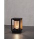 Sandy Blac Die-Casting Aluminium Natural Wood Colour Acrylic & Clear Polycarbonate LED E27 1x12Watt 220-240 Volt Bulb Exclud
