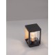 Sandy Blac Die-Casting Aluminium Natural Wood Colour Acrylic & Clear Polycarbonate LED E27 1x12Watt 220-240 Volt Bulb Exclud