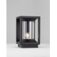 Sandy Black Die-Casting Aluminium Natural Wood Colour Acrylic & Clear Polycarbonate LED E27 1x12Watt 220-240 Volt Bulb Excl