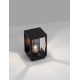 Sandy Black Die-Casting Aluminium Natural Wood Colour Acrylic & Clear Polycarbonate LED E27 1x12Watt 220-240 Volt Bulb Excl