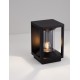 Sandy Black Die-Casting Aluminium Natural Wood Colour Acrylic & Clear Polycarbonate LED E27 1x12Watt 220-240 Volt Bulb Excl