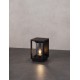 Sandy Black Die-Casting Aluminium Natural Wood Colour Acrylic & Clear Polycarbonate LED E27 1x12Watt 220-240 Volt Bulb Excl