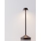 Sandy Black Die-Casting Aluminium & Polycarbonate Frost LED 2Watt 120Lm 3.7Volt 3000K IP54 Switch On/Off USB wire D: 12 H: 28.5