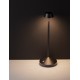 Sandy Black Die-Casting Aluminium & Polycarbonate Frost LED 2Watt 120Lm 3.7Volt 3000K IP54 Switch On/Off USB wire D: 12 H: 28.5