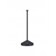 Sandy Black Die-Casting Aluminium & Polycarbonate Frost LED 2Watt 120Lm 3.7Volt 3000K IP54 Switch On/Off USB wire D: 12 H: 28.5