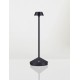 Sandy Black Die-Casting Aluminium & Polycarbonate Frost LED 2Watt 120Lm 3.7Volt 3000K IP54 Switch On/Off USB wire D: 12 H: 28.5