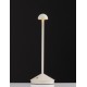 Sandy White Die-Casting Aluminium & Polycarbonate Frost LED 2Watt 120Lm 3.7Volt 3000K IP54 Switch On/Off USB wire D: 12 H: 28.