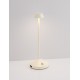 Sandy White Die-Casting Aluminium & Polycarbonate Frost LED 2Watt 120Lm 3.7Volt 3000K IP54 Switch On/Off USB wire D: 12 H: 28.