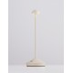 Sandy White Die-Casting Aluminium & Polycarbonate Frost LED 2Watt 120Lm 3.7Volt 3000K IP54 Switch On/Off USB wire D: 12 H: 28.