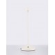 Sandy White Die-Casting Aluminium & Polycarbonate Frost LED 2Watt 120Lm 3.7Volt 3000K IP54 Switch On/Off USB wire D: 12 H: 28.