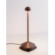 Sandy Rust Brown Die-Casting Aluminium & Polycarbonate Frost LED 2Watt 120Lm 3.7Volt 3000K IP54 Switch On/Off USB wire D: 12 H: