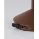 Sandy Rust Brown Die-Casting Aluminium & Polycarbonate Frost LED 2Watt 120Lm 3.7Volt 3000K IP54 Switch On/Off USB wire D: 12 H: