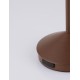 Sandy Rust Brown Die-Casting Aluminium & Polycarbonate Frost LED 2Watt 120Lm 3.7Volt 3000K IP54 Switch On/Off USB wire D: 12 H: